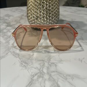 Free People Rose Gold Aviator Sunglasses